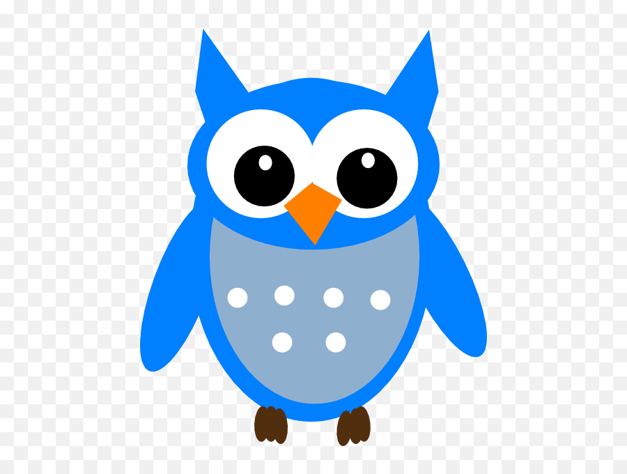 Cute Owl Halloween Clipart Panda - Free Clipart Blue Owl Clipart Png,Cute Owl Png