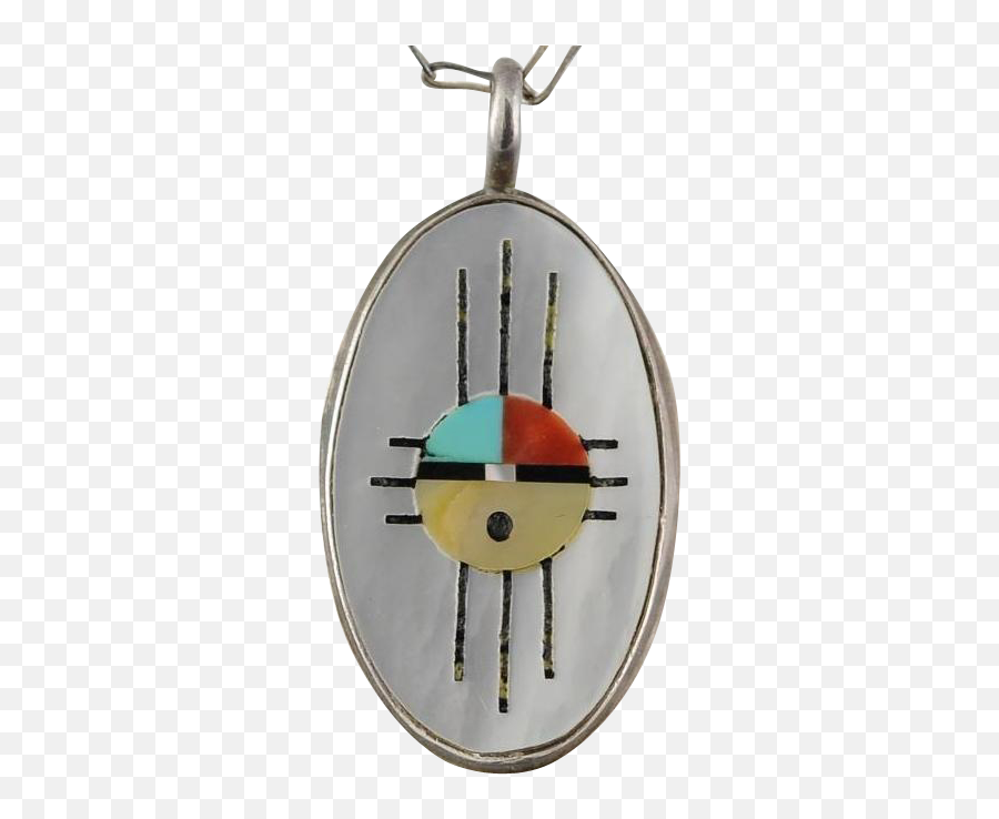 This Pendant Is The Symbol For Zuni Sun Zia With - Solid Png,Zia Symbol Png