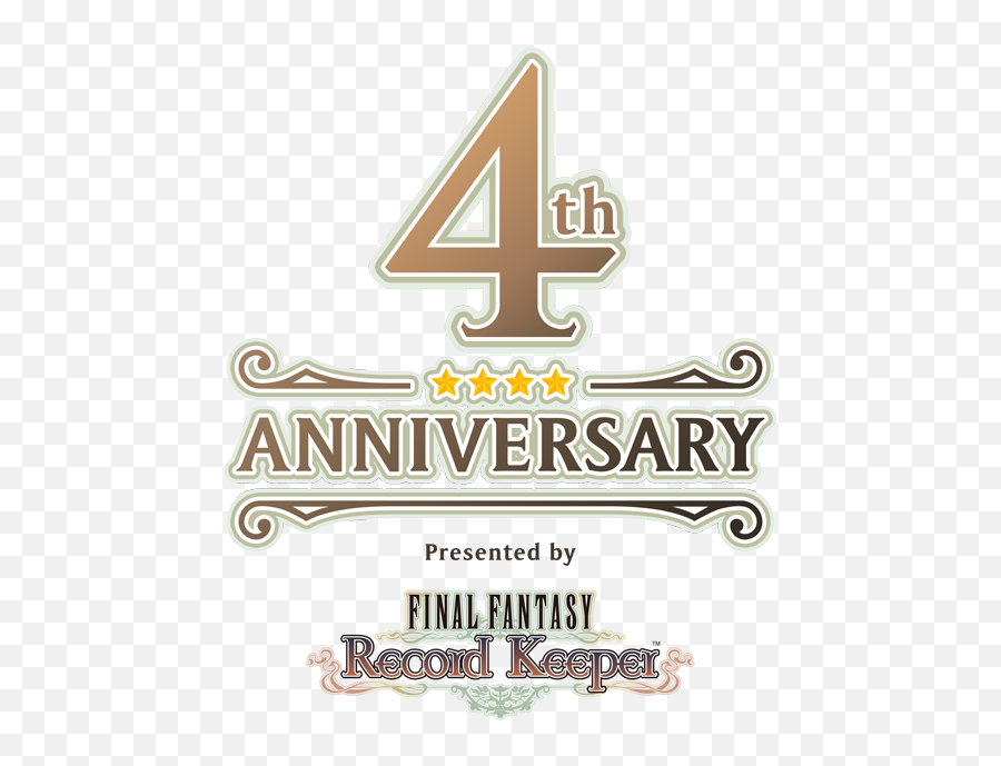 Final Fantasy Record Keeperu0027s 4th Anniversary Event Now - 4th Anniversary Event Png,Final Fantasy 8 Logo