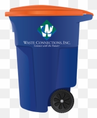 Residential Trash Recycling Pickup - Waste Connections Cart png