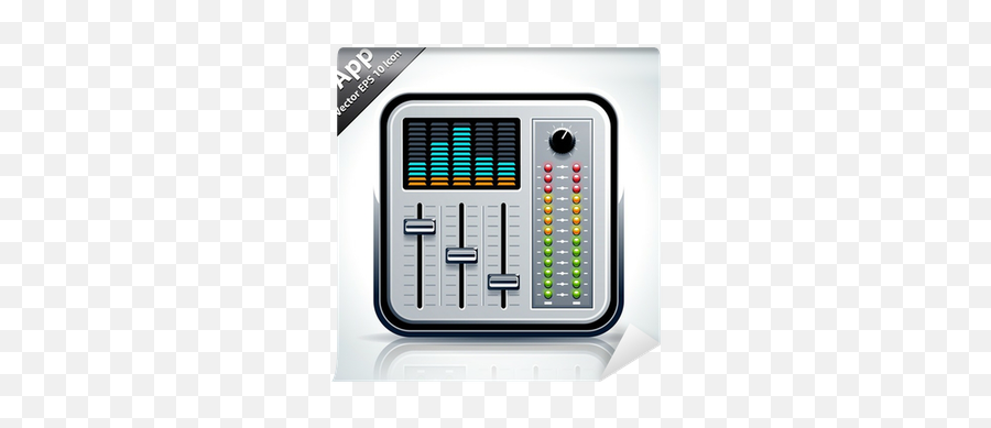 Mixer Musical App Icon Wall Mural - Portable Png,How To Change Your Icon On Mixer