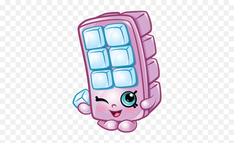 Blocky Ice Cube Shopkins Picture - Shopkins Blocky Ice Cube Png,Ice Cube Png