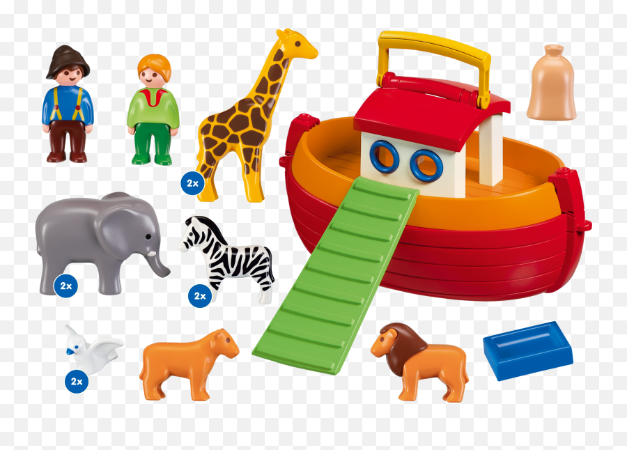 My Take Along 123 Noahs Ark - 6765 Playmobil 123 Arche Noah Png,Ark Red Skull Icon