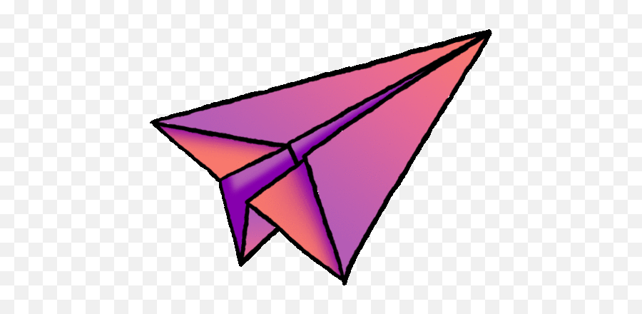Paper Plane Sticker Selena Gomez For Ios Android Giphy - Paper Airplane Clipart Pink Png,Selena Gomez Twitter Icon