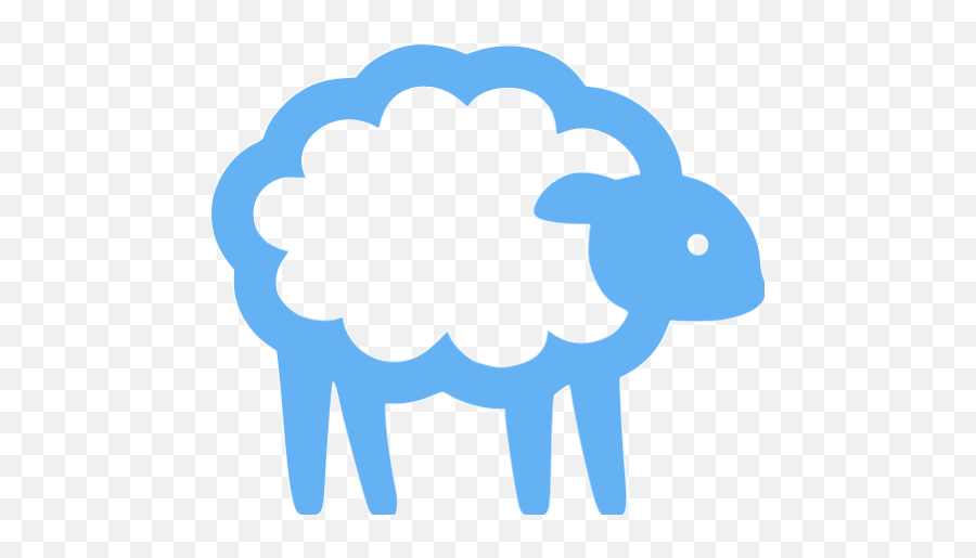 Tropical Blue Sheep Icon - Free Tropical Blue Animal Icons Transparent Background Sheep Icon Png,Uno Icon
