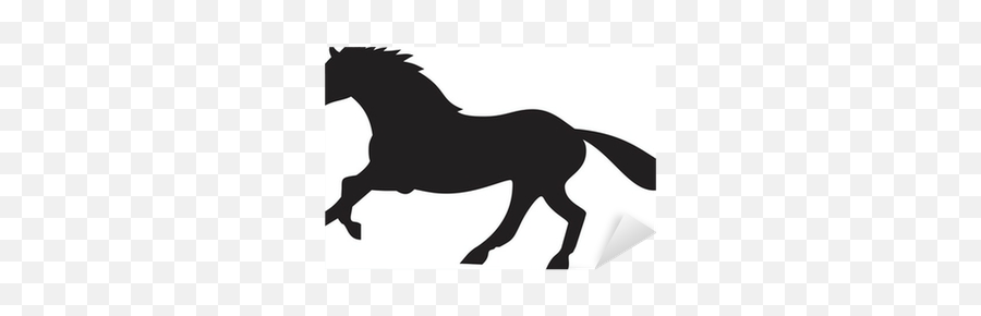 Sticker Horse Silhouette Vector Clipart Design - Pixersus Paard Vector Png,Ebay Icon Vector