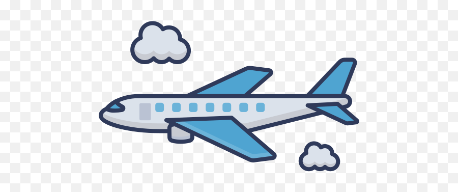 Airplane Icon From Travel And Holidays Pack Style - Aircraft Png,Plane Icon