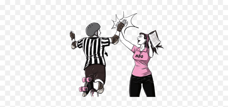 8 Oficiales Test - Roller Derby Officials Png,Rodilleras Icon