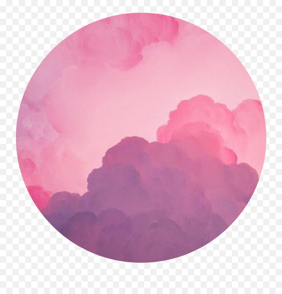 Circle Pink Magenta 268656304018211 By Disabledaccount - Pink Cloud Icon Png,Notes Icon Aesthetic