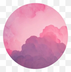 Circle Pink Magenta 268656304018211 By Disabledaccount - Pink Cloud Icon Png