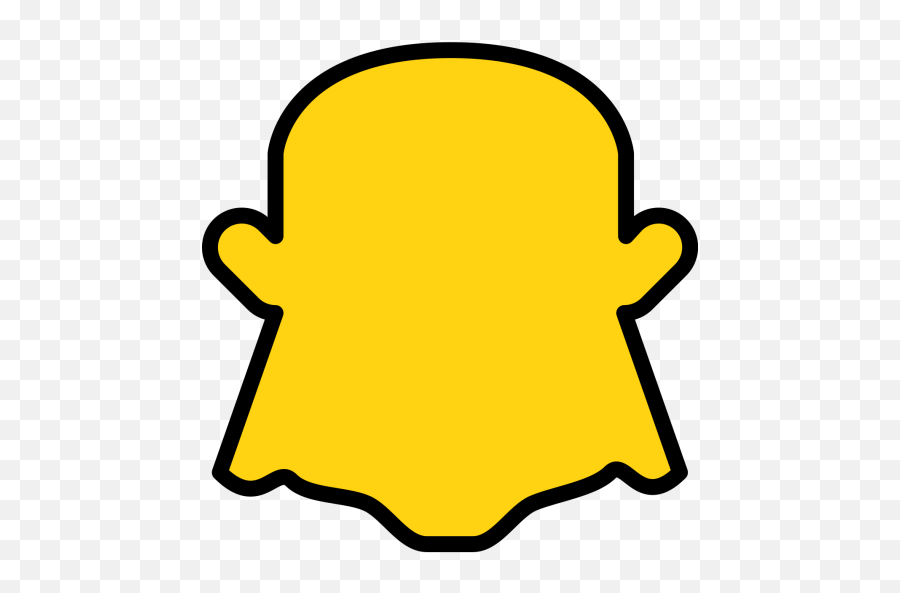Snapchat Logo Icon Of Colored Outline - Icon Png,Snap Chat Logo