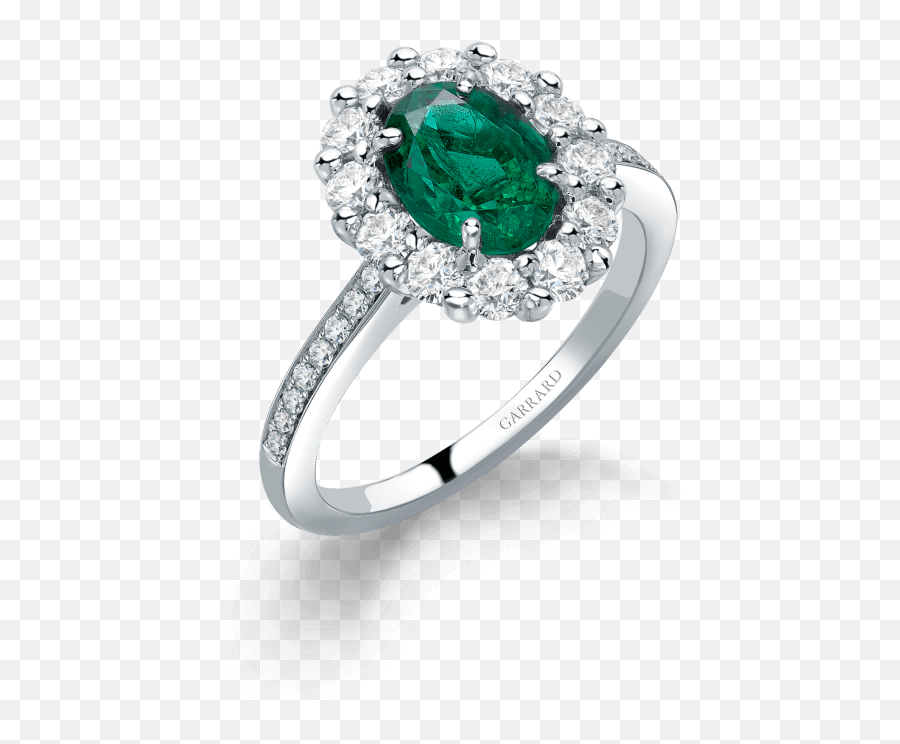 1735 Emerald Ring In Platinum With Diamonds Garrard Png Icon