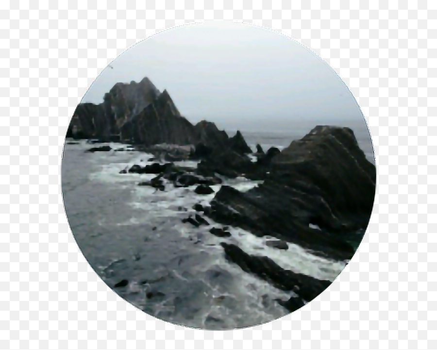 Ocean Splash Png - Sea Rocks Rock Ocean Splash Black Iphone Wallpaper Tumblr Collage,Rocks Transparent Background