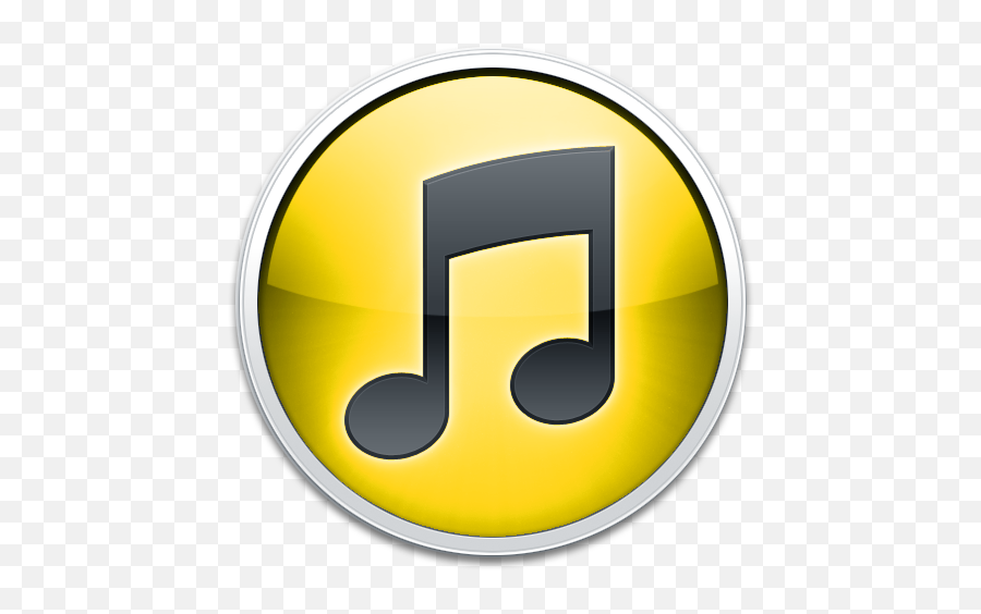 Itunes 10 Yellow Icon - Itunes 10 Icons Softiconscom Cute Apple Music Logo Png,Itunes Png