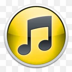 Itunes 10 Yellow Icon - Icons SoftIconscom Cute Apple Music Logo Png