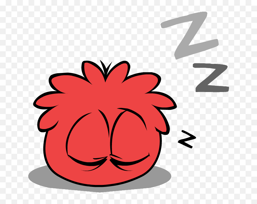 Sleeping - Black Puffle Club Penguin Png,Sleeping Png