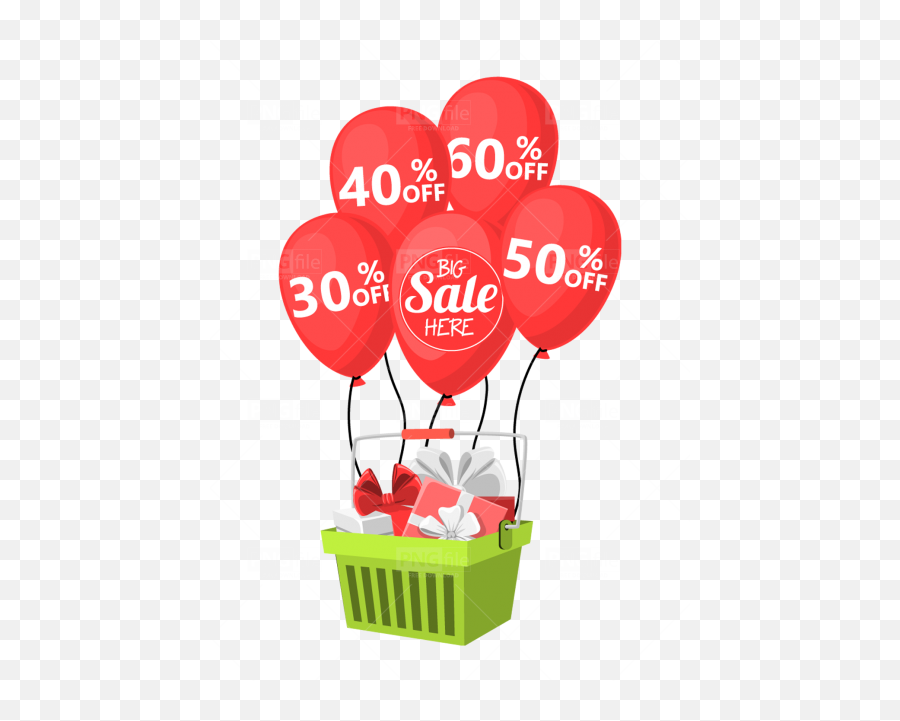 Big Sale Cart Png Free Download - Photo 431 Pngfilenet Balloon,Cart Png