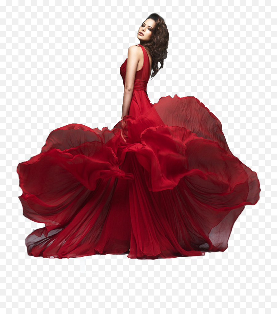 Png 8 Image - Women Gown Dress Png,Red Dress Png