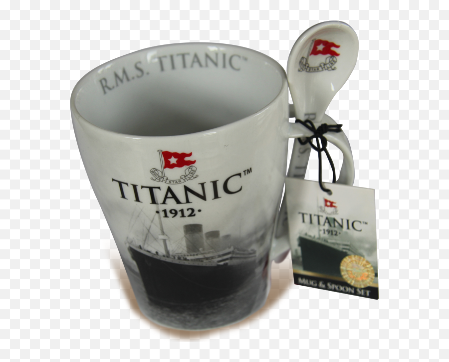 Titanic Mug And Spoon Set - Titanic Mug Png,Titanic Logo