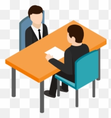 Human Resource Isometric Png Clipart - Job Interview Icon