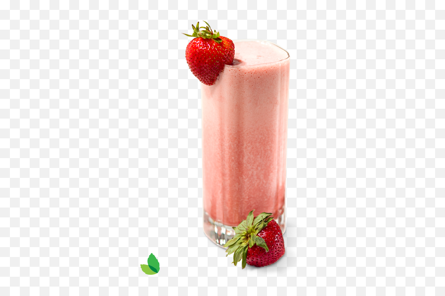 Fresh Strawberry Banana Sunrise Smoothie Recipe With Truvía - Strawberry Smoothie Png,Transparent Strawberry