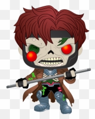 Funko Pop Marvel Zombies - Gambit Zombie Funko Pop Marvel Zombies Gambit Png,Gambit Png