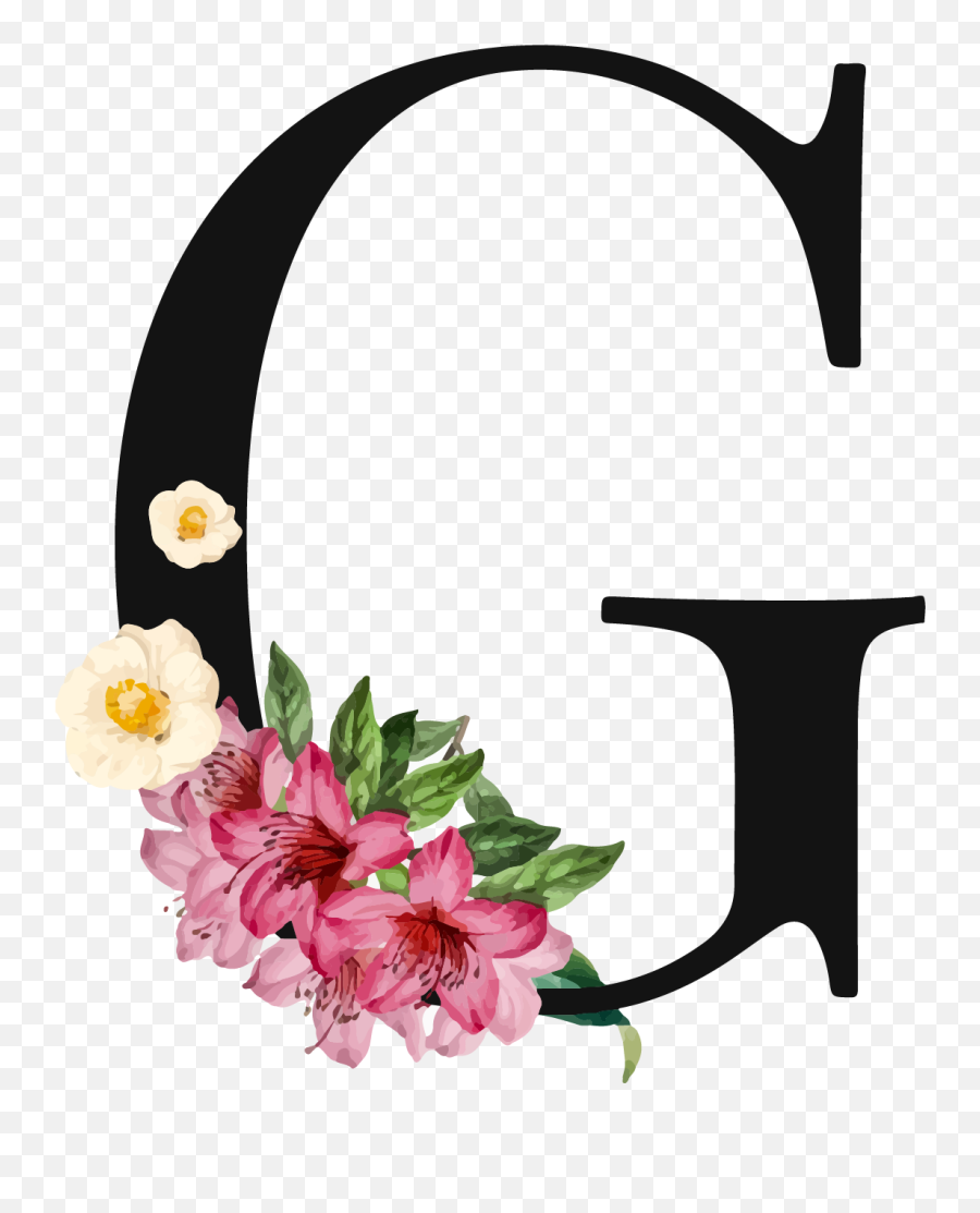 Letter G Png Images Transparent - Floral Letter G,G Png