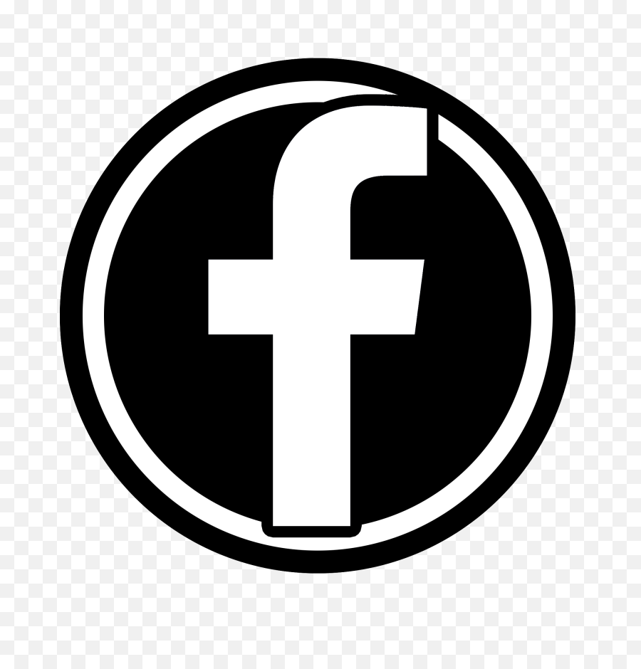 Contact Us - Black Facebook Logo Transparent Png,Facebook Logo Png Transparent Background White