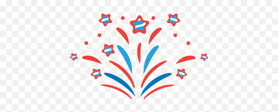 Firework Salute Star Beam Ray Badge Sticker - Transparent Graphic Design Png,Fire Work Png