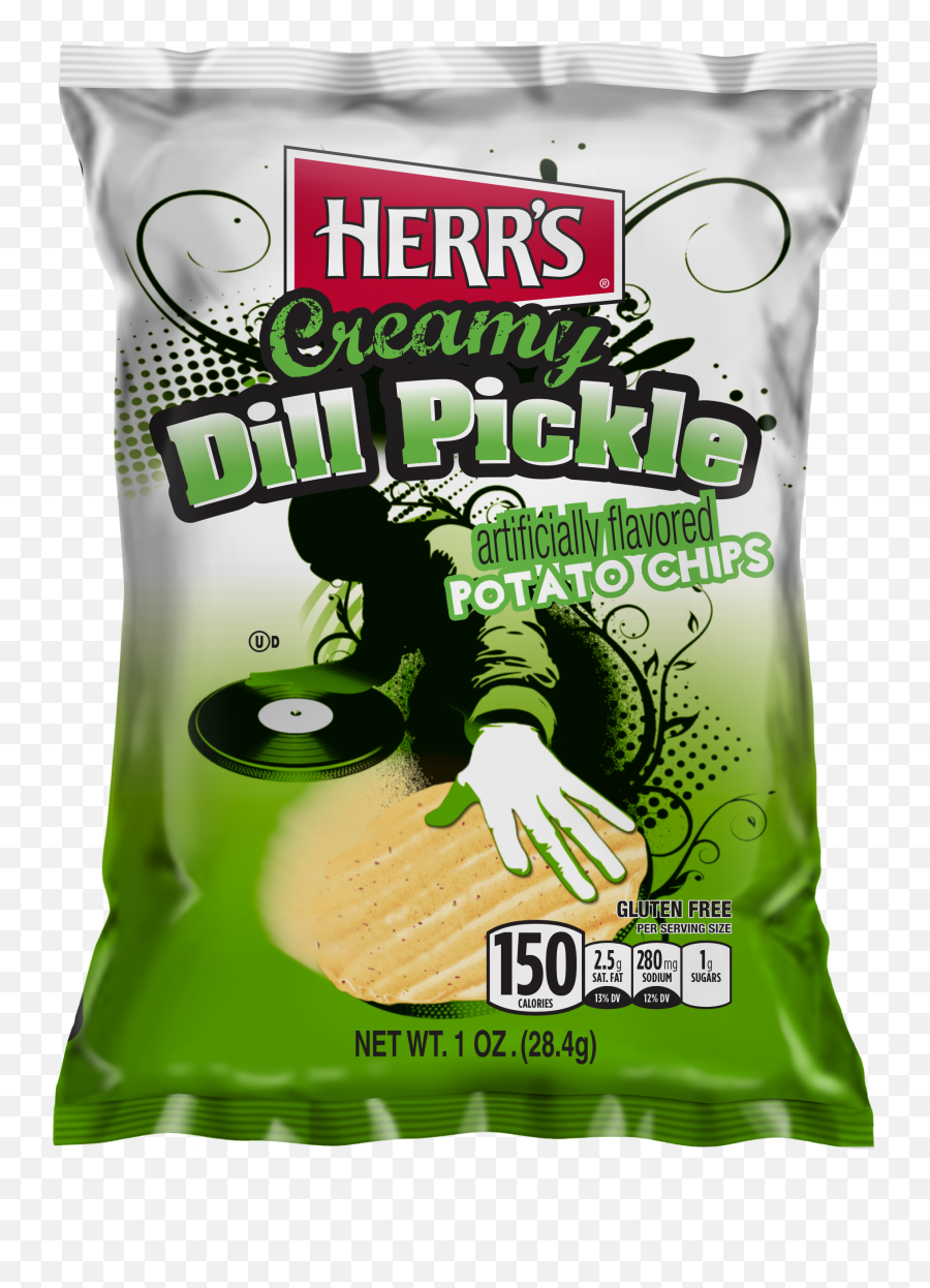 Dill Pickle Potato Chips Herru0027s Png
