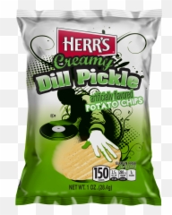 Dill Pickle Potato Chips Herru0027s Png