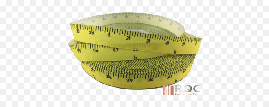 Ruler Measuring Tape Grosgrain Ribbon 78 Rqc Supply - Tape Measure Png,Measuring Tape Png