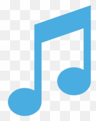 Light Blue Music Note Picture 48339 - Free Icons and PNG Png