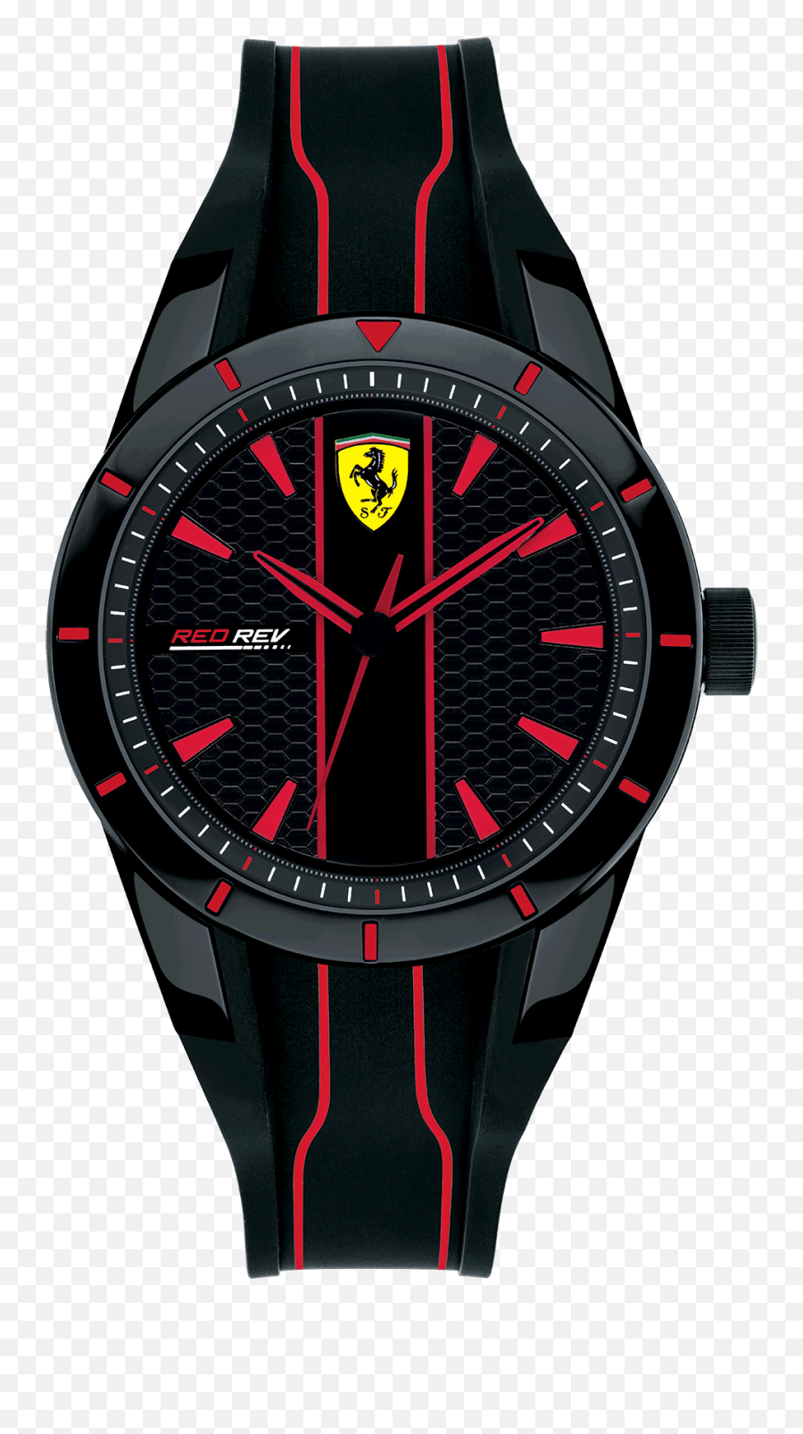 Red Watch Ferrari Full Size Png Download Seekpng - Ferrari Watch 0830481,Ferrari Png