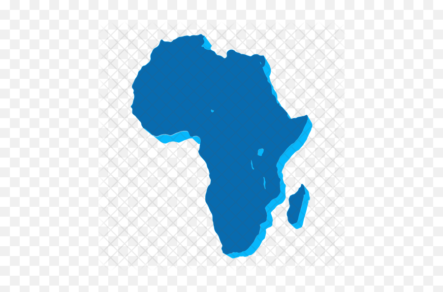 Africa Map Icon Of Flat Style - Banking On Africa The Bitcoin Revolution Png,Africa Map Png