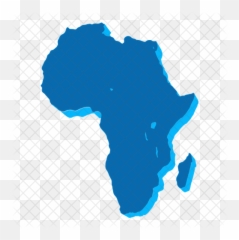 Africa Map Icon Of Flat Style - Banking On Africa The Bitcoin Revolution Png,Africa Map Png