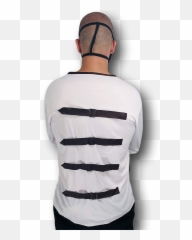 Mens Adult Hannibal Costume Straight Strait Jacket Lambs - Rib Png,Straight Jacket Png