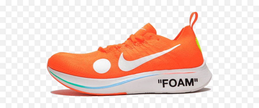 Zoom Fly Mercurial Fk Ow U201coff - Whiteu201d Nike Off White Zoom Fly Orange Png,Orange Nike Logo