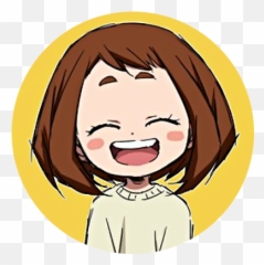 Icons Desu Close Twitter Matching - Ochaco Cute png