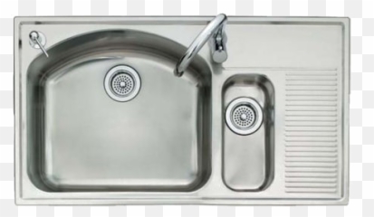 Stainless Steel Kitchen Sink Png Image Background Arts - Kitchen Top View,Sink Png