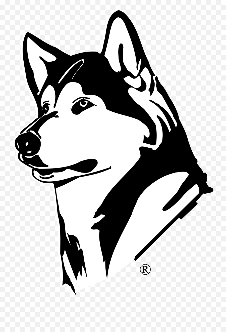 Husky Png - Husky Clipart Black And White,Husky Transparent Background