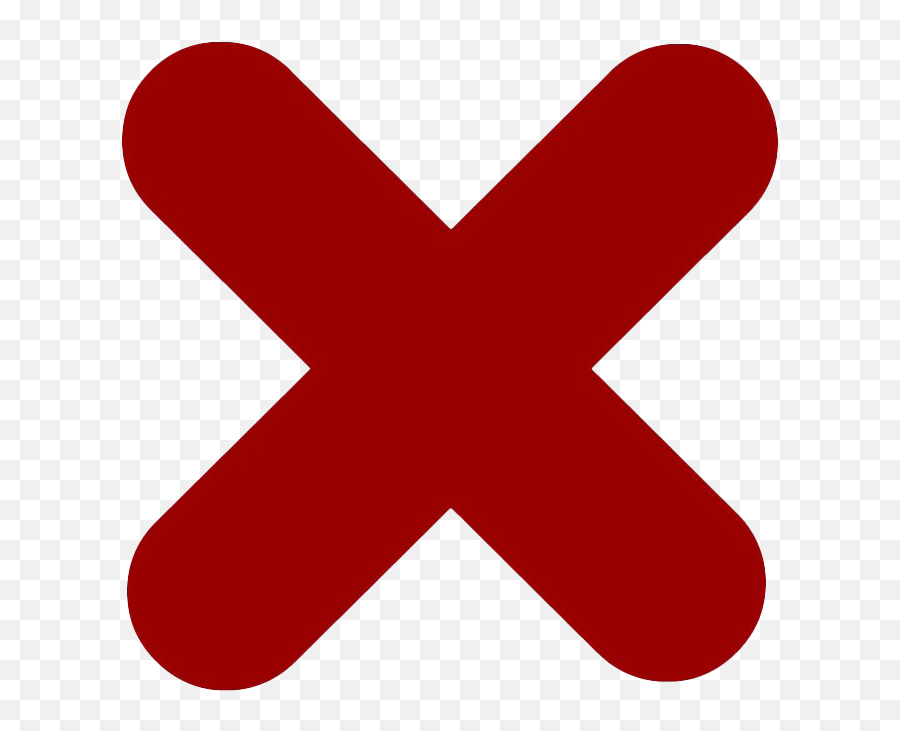 Red X Png - Remove Icon Png Transparent,X Mark Transparent Background