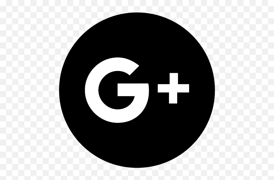 App Bw Googleplus Logo Media Popular Social Icon - Google Plus Logo Svg Png,Google Logo 2018
