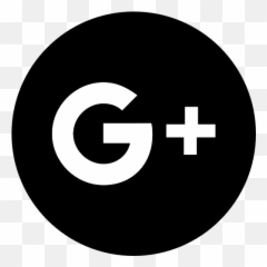 App Bw Googleplus Logo Media Popular Social Icon - Google Plus Logo Svg png