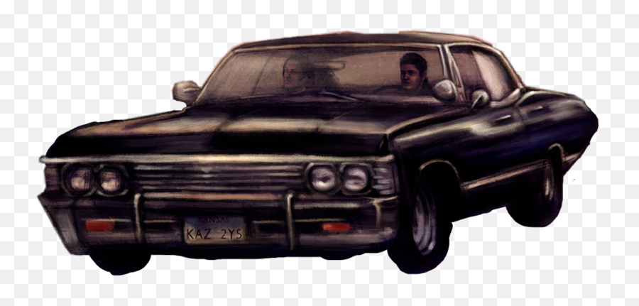 Download Impala Dean Sam Winchester Supernatural Spn - Supernatural Png,Dean Winchester Png