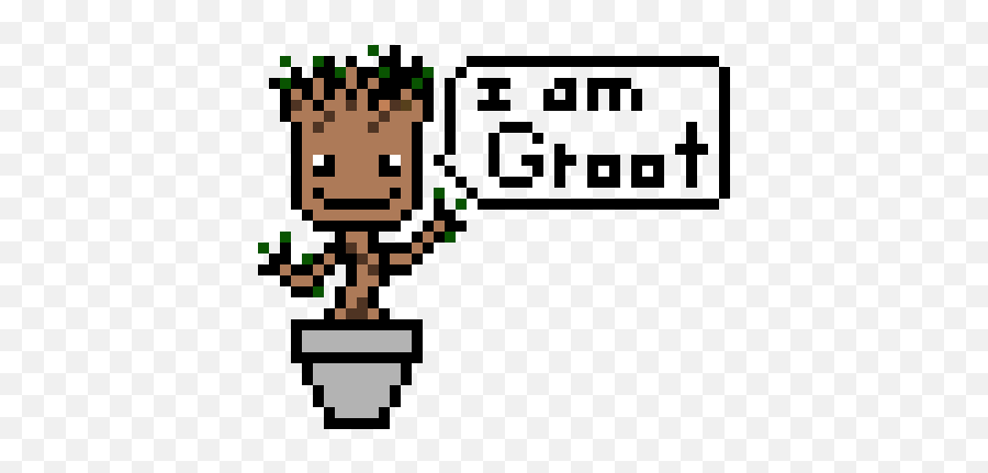 Baby Groot - Baby Groot Cross Stitch Pattern Png,Baby Groot Png