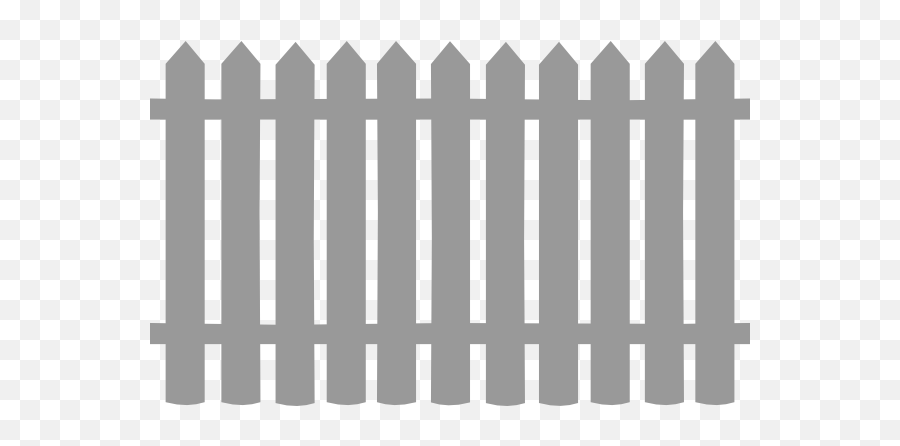 Fence Clip Art - Clipart White Fence Png,White Fence Png