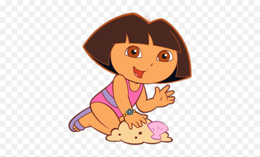 Dora The Explorer Playing With Sand Png - Describe Your Sex Life,Sand Transparent