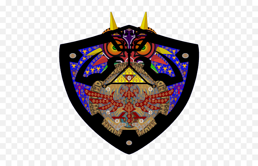 Majoras Mask Hylian Shield Tribute - Decorative Png,Majora's Mask Png
