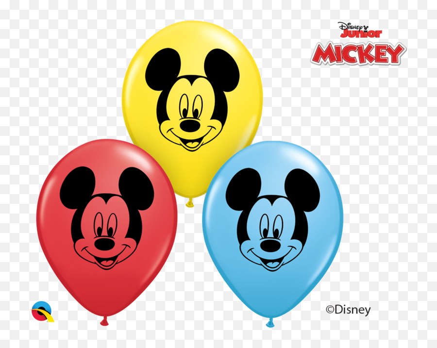 Disney Mickey Mouse Face Latex - Balloon Png,Mickey Mouse Face Png